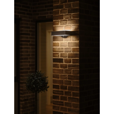 Kinkiet zewnętrzny solarny z czujką ruchu czarny IP44 Monay NO2518341003 - Nordlux